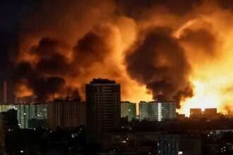 Russia launches largest aerial attack of Ukraine war, killing at least 12
