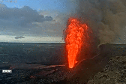 Hawaii’s Kilauea Volcano erupts with 1,000-foot ‘lava fountaining’