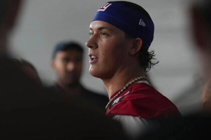 Giants’ Jaxson Dart balks at buying preferred jersey number from teammate, suggests price tag was ‘too much’