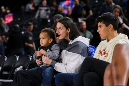 Caitlin Clark seen carrying a baby at Indiana Fever game amid injury absence