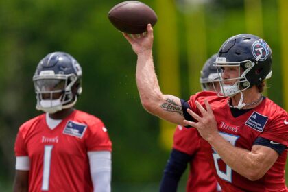 Will Levis says losing Titans’ starting job to Cam Ward ‘sucks,’ but he’s staying positive
