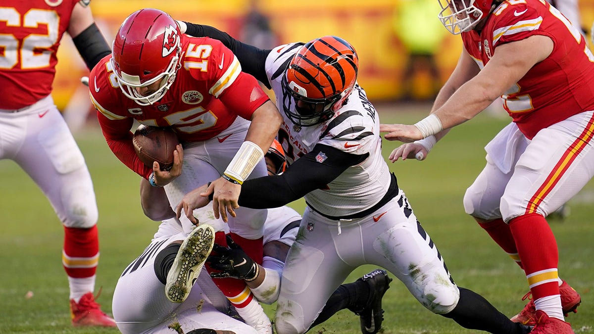 Mahomes sacked