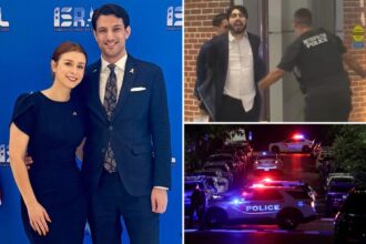 Sick pro-Hamas groups celebrate horrific murder of Israeli diplomats outside Jewish museum as ‘heroic attack’