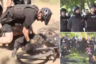 23 arrested at rowdy counter-protest against ‘fascist family values’ ahead of conservative Christian rally in Seattle
