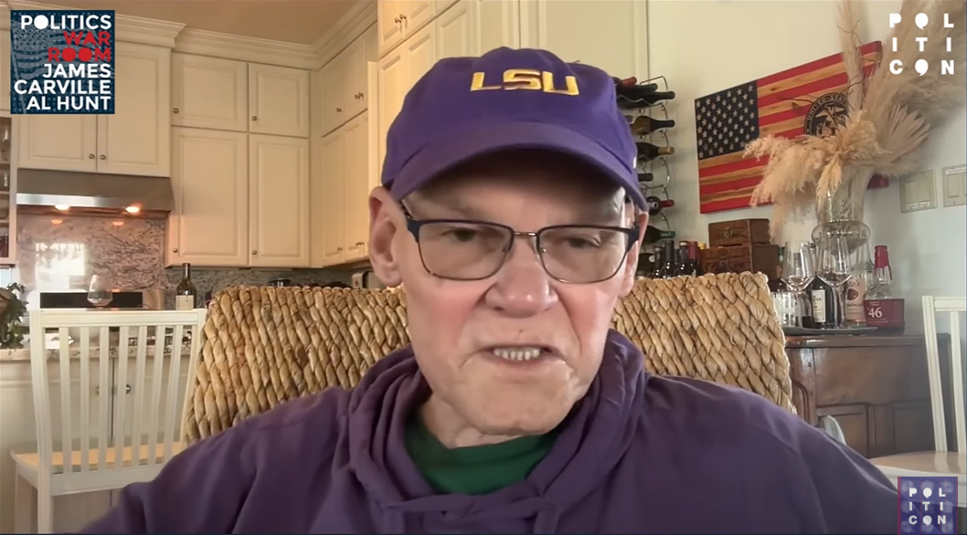 James Carville dismisses Democratic Party’s record-low polling: ‘We’re winning elections’