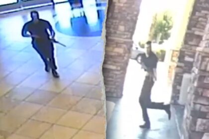 Video shows armed suspect killed by police after deadly Las Vegas gym shooting