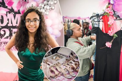 Exclusive | Teens from all over travel to NYC to find the prom dress of their dreams — for free — at giveaway: ‘I love the way that I look’