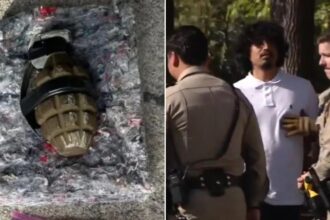 Suspected car thief hurls live grenade at Calif. cops during wild car chase