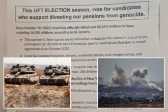 Exclusive | Flyer urging teachers to divest pension funds from Israel is illegally distributed in NYC schools: ‘Violated trust’