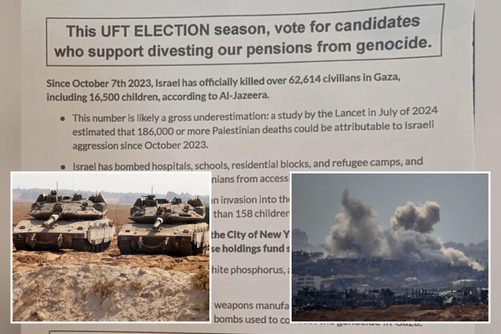 Exclusive | Flyer urging teachers to divest pension funds from Israel is illegally distributed in NYC schools: ‘Violated trust’