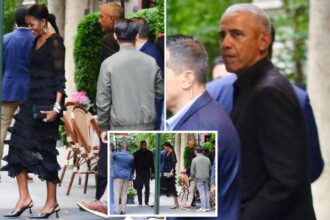 Barack and Michelle Obama spotted on swanky date night in NYC as divorce rumors swirl
