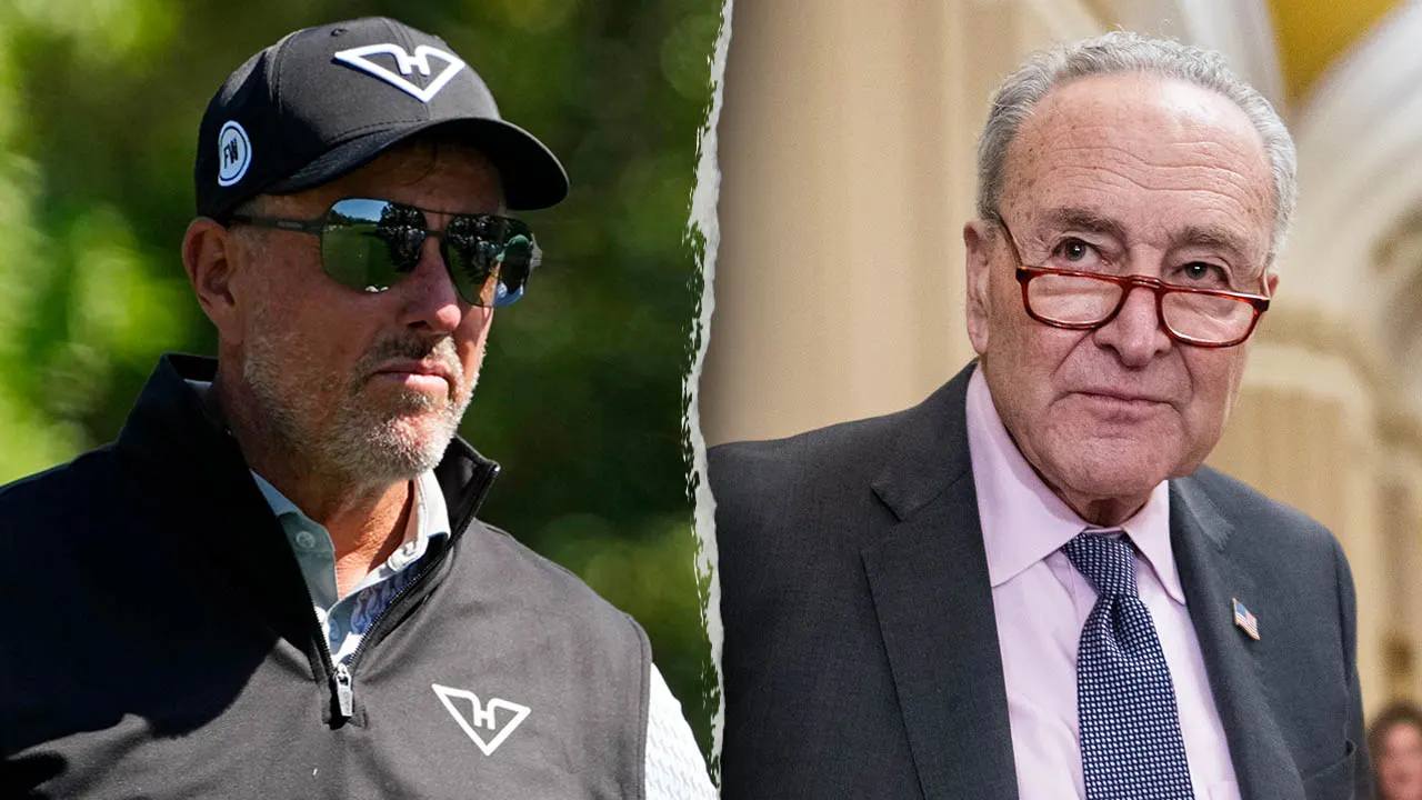 Phil Mickelson rips ‘traitor’ Chuck Schumer over SAVE Act criticisms: ‘He is not representing America’