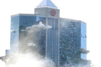 Landmark NJ Sheraton Crossroads hotel is destroyed in spectacular controlled implosion