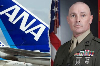 Marine restrains man allegedly trying to open plane’s emergency exit during flight