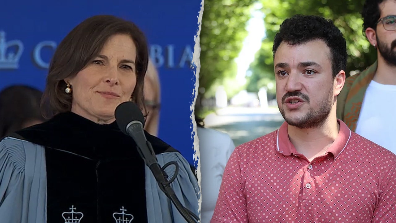 Students heckle Columbia acting president at graduation, shout ‘Free Mahmoud’