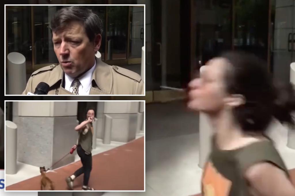 Failed Trump nominee Ed Martin spit on by enraged passerby during live interview, shocking video shows