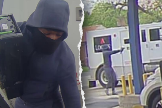 Crew of armed gunmen rob armored truck outside of Chicago-area bank in broad daylight