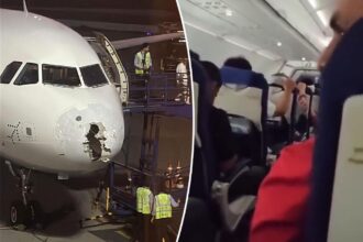 Passengers scream for their lives after plane struck by one natural disaster after another: ‘I am still in shock’
