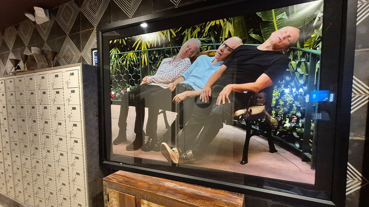 The inside of the cannabis lounge in West Hollywood co-owned by Woody Harrelson and Bill Maher
