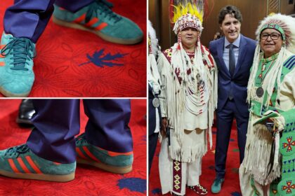 Fit for a king? Ex-Prime Minister Trudeau wears sneakers to see King Charles’ throne speech