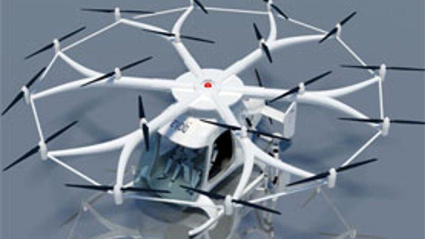 Blade Runner: 18-Rotor “Volocopter” Moving from Concept to Prototype