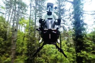 New Viral Airbike Looks Like a Star Wars Speeder Bike