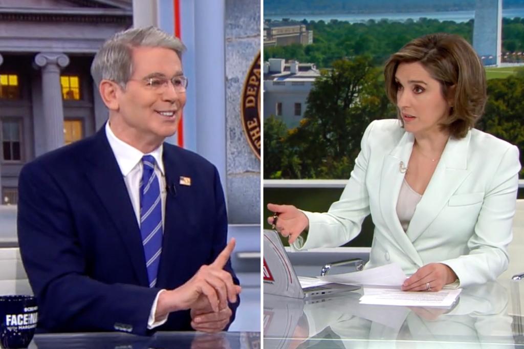 Treasury Secretary Scott Bessent schools CBS anchor over wrong inflation prediction: ‘Numbers are the best in 4 years’