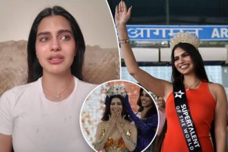 Sobbing beauty queen throws down her crown — blasts pageant over ‘harassment,’ ‘toxicity’ and ‘body-shaming’