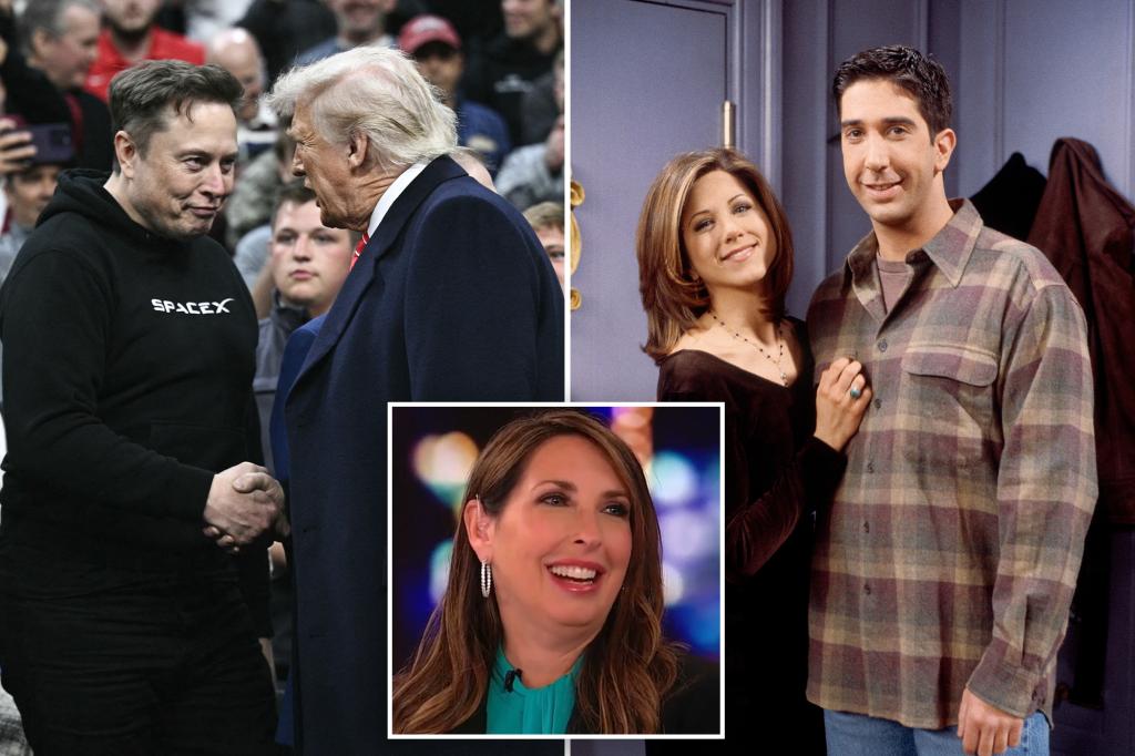 Ex-RNC Chair Ronna McDaniel compares Trump-Musk feud to Ross and Rachel in ‘Friends’