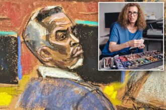 Sean ‘Diddy’ Combs says he looks like a ‘koala’ in courtroom sketches