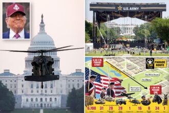 What to expect at Trump’s  million military parade celebrating the US Army’s 250th in DC