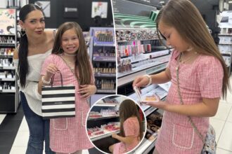 My ‘Sephora Kid’ has a K makeup collection and a multi-step morning routine — she started at age 3