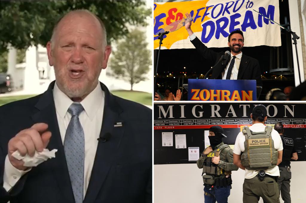 Trump’s border czar Tom Homan delivers stark warning to Zohran Mamdani after NYC primary win: ‘Game on’