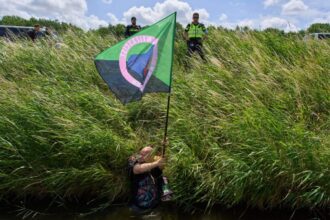 Dutch police break up climate protest on highway ahead of NATO summit