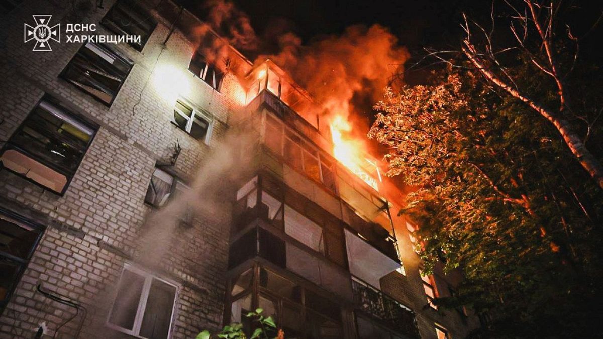 Three killed in Kharkiv in latest Russian drone attacks on Ukraine