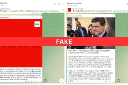 Bogus Euronews Telegram spreads fakes targeting Romania and Moldova