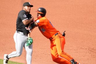 Orioles’ Coby Mayo criticized for baserunning tactic, and benches clear in Baltimore