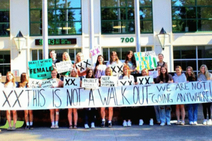 High school girls stage protest after trans athlete wins 2nd straight state track championship