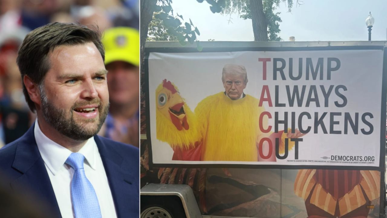 DNC taco truck stunt trolling Trump backfires on social media with Vance, GOP: ‘Can’t fix stupid’