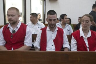 Three British nationals could face death by firing squad for allegedly smuggling cocaine into Indonesia