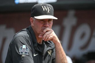 Wake Forest baseball coach apologizes for homophobic slur caught on camera during NCAA Tournament game