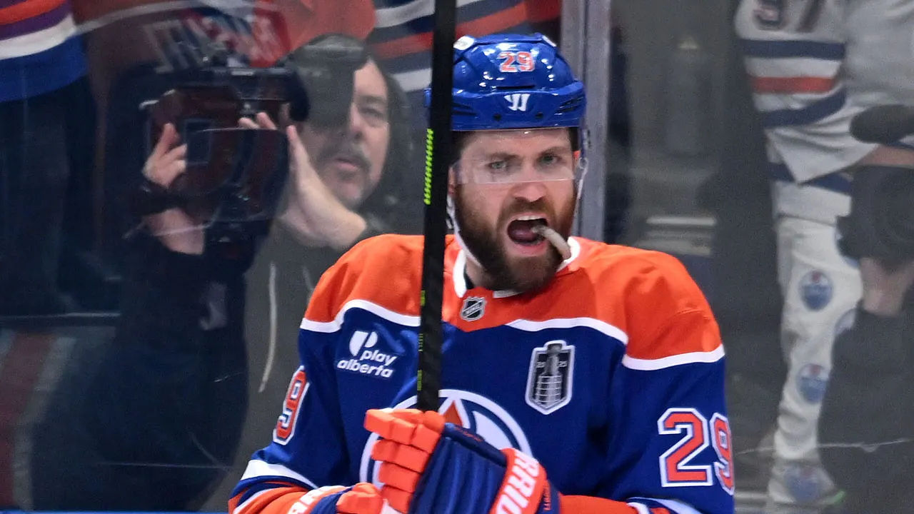 Oilers draw first blood in Stanley Cup Final rematch with 4-3 overtime victory against Panthers