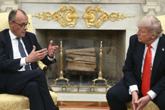 Merz says US in ‘strong position’ to stop Putin, Trump says ‘let them fight for a little while’