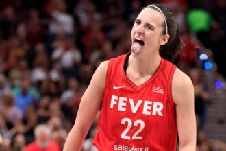 Caitlin Clark reacts to Pacers’ thrilling comeback victory over Thunder in Game 1 of NBA Finals