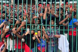 Several feared dead in a stampede outside a cricket stadium in India