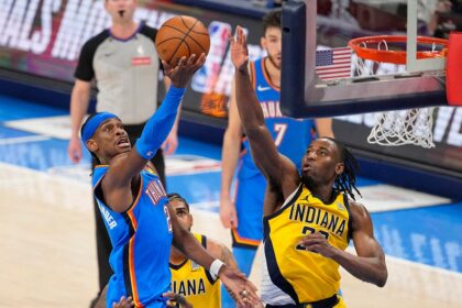 Thunder strike back as Shai Gilgeous-Alexander dominates Game 2 to even NBA Finals against Pacers