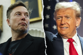 Musk signals potential softening of feud with simple one emoji response to clip of Trump wishing him well