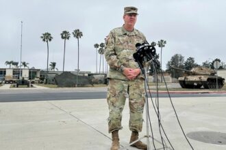 Marines detain first civilian as radical leftists plan ‘defiance’ against Trump