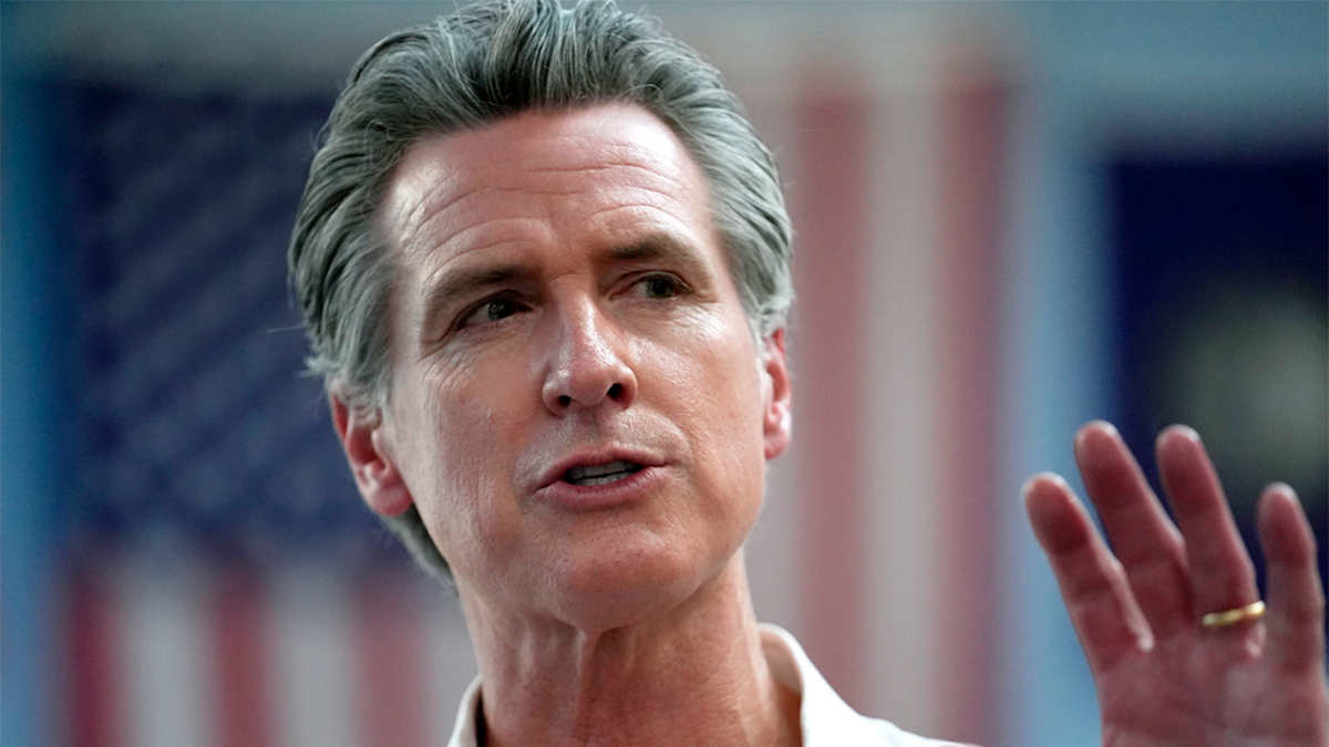 newsom closeup shot