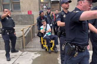 2 NYC court officers stabbed at site of iconic trials